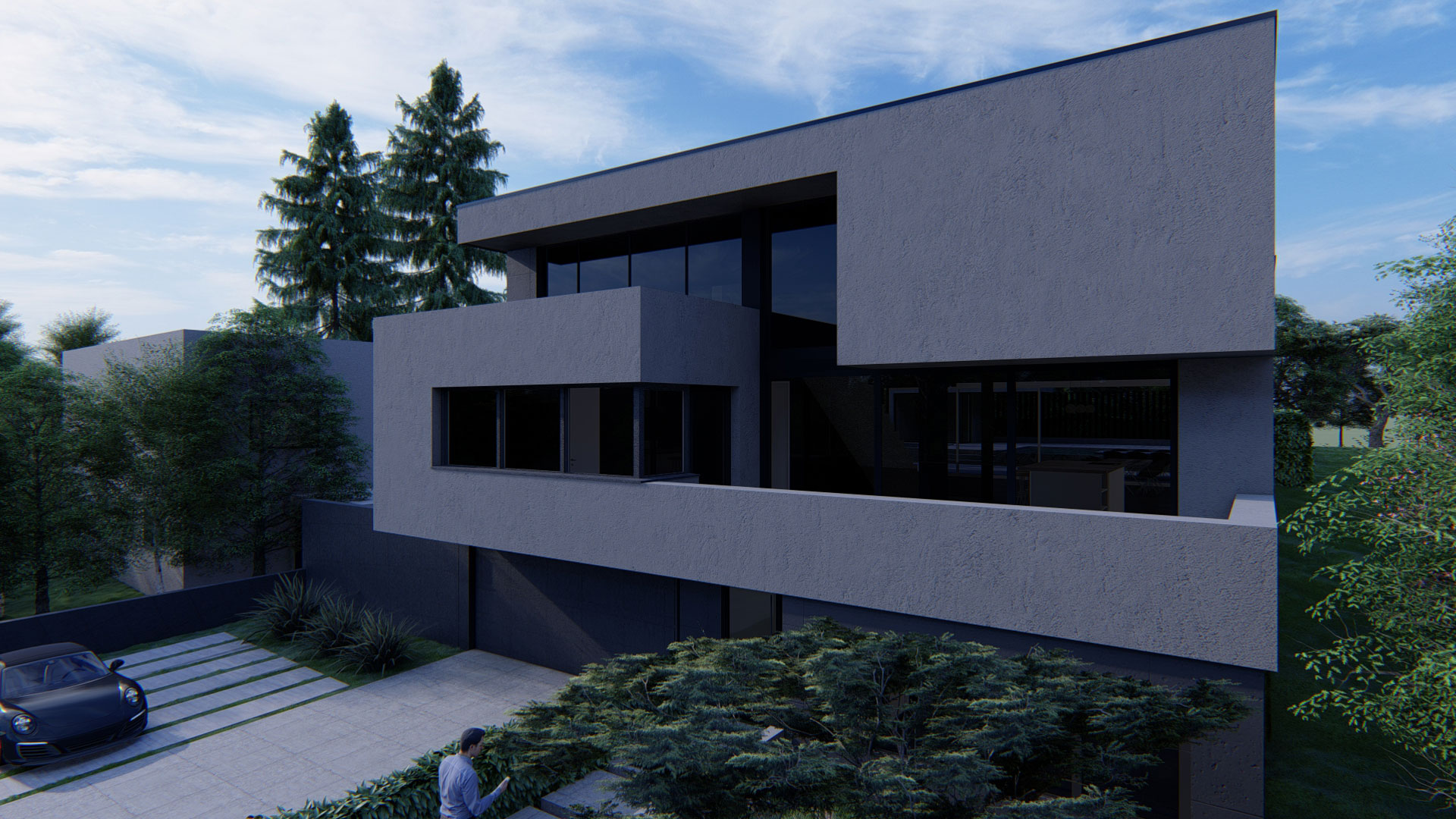 Black Window | Hauser | Luft Architektur